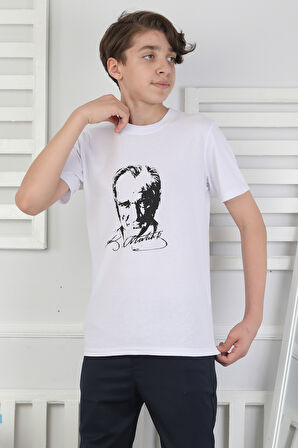 Erkek Çocuk T-Shirt Atatürk Baskılı