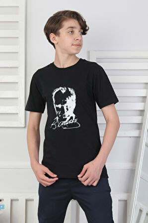 Erkek Çocuk T-Shirt Atatürk Baskılı