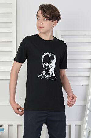 Erkek Çocuk T-Shirt Atatürk Baskılı