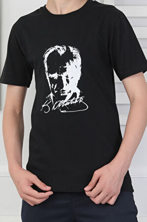 Erkek Çocuk T-Shirt Atatürk Baskılı