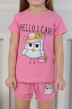 Kız Çocuk Şortlu Takım