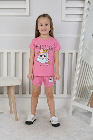 Kız Çocuk Şortlu Takım