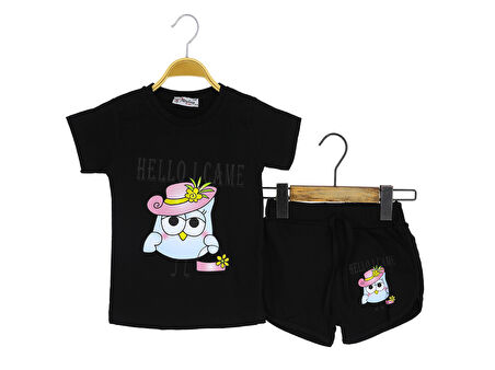 Kız Çocuk Şortlu Takım