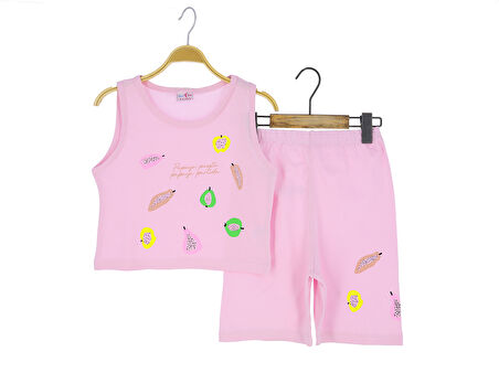 Kız Çocuk Şortlu Takım