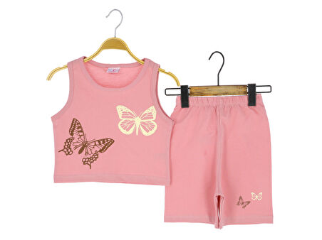 Kız Çocuk Şortlu Takım