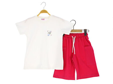 Kız Çocuk Şort Takım