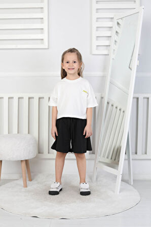 Kız Çocuk Şort Takım