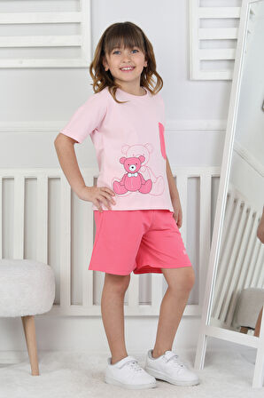 Kız Çocuk Şort Takım