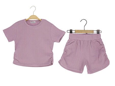 Kız Çocuk Şort Takım