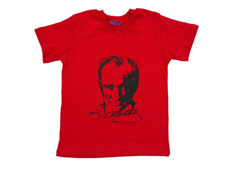 Erkek Çocuk T-Shirt Atatürk Baskılı