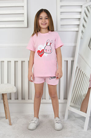 Kız Çocuk Şort Takım