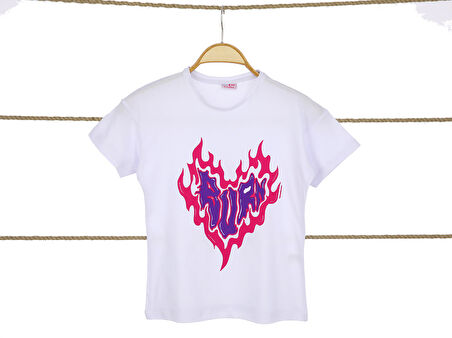 Kız Çocuk T-Shirt Baskılı