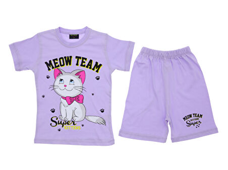 Kız Çocuk Şortlu Takım