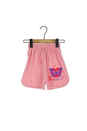 Kız Çocuk Şort Baskılı
