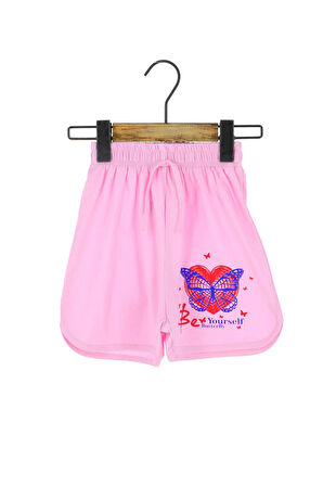 Kız Çocuk Şort Baskılı
