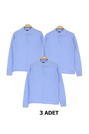 Erkek Çocuk Sweatshirt Okulluk Manşetli