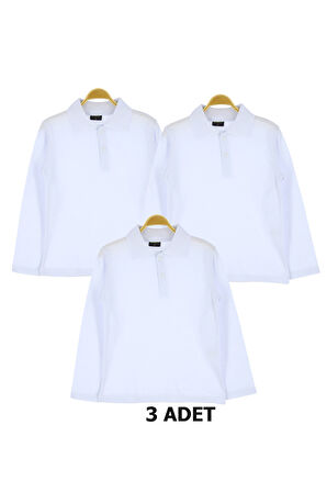 Erkek Çocuk Sweatshirt Okulluk Manşetli