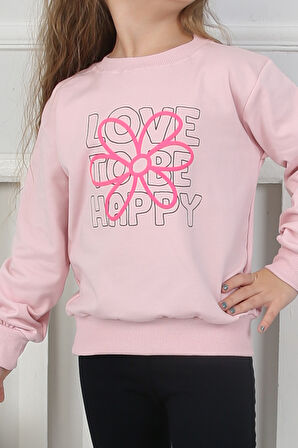 Kız Çocuk Eşofman Takımı Çiçekli