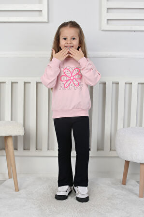 Kız Çocuk Eşofman Takımı Çiçekli