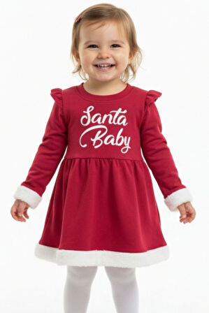 Kız Çocuk Noellik Kışlık Şardonlu