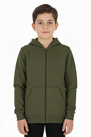 Erkek çocuk hırka 2 iplik şardonlu arkası baskılı