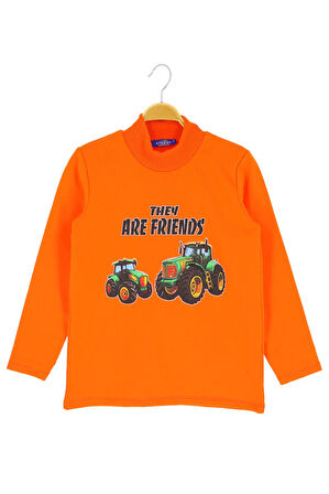 Erkek çocuk sweatshirt 2 iplik şardonlu