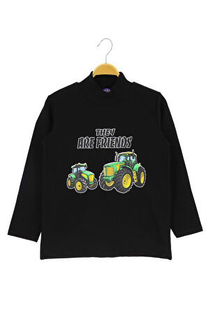 Erkek çocuk sweatshirt 2 iplik şardonlu