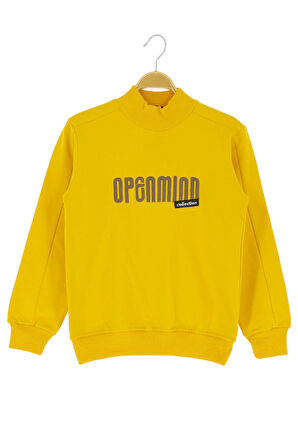 Erkek Çocuk Sweatshirt Baskılı Kışlık Şardonlu