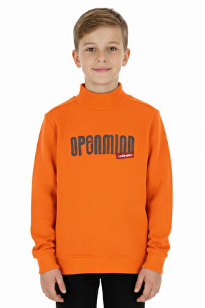 Erkek Çocuk Sweatshirt Baskılı Kışlık Şardonlu