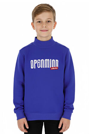 Erkek Çocuk Sweatshirt Baskılı Kışlık Şardonlu