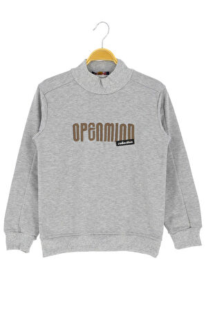 Erkek Çocuk Sweatshirt Baskılı Kışlık Şardonlu