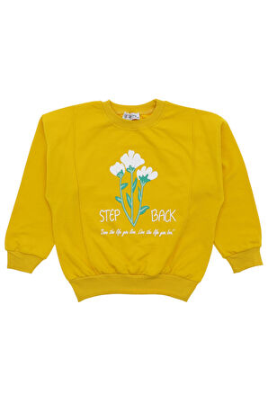 Kız çocuk bluz 2 iplik baskılı