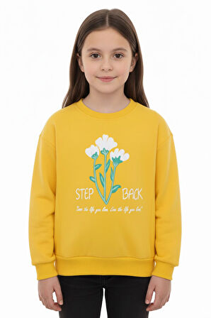 Kız çocuk bluz 2 iplik baskılı