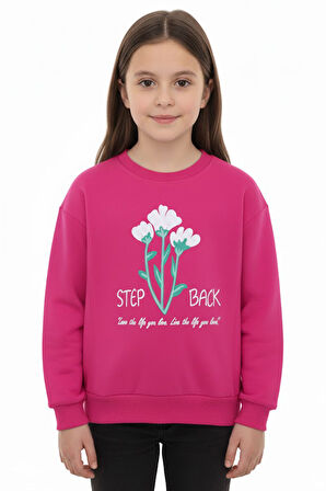 Kız çocuk bluz 2 iplik baskılı