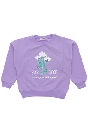 Kız çocuk bluz 2 iplik baskılı