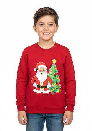 Erkek Çocuk Sweatshirt 2 İplik Şardonlu Baskılı