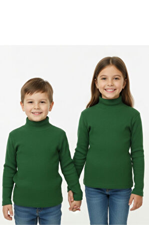 Kız/Erkek Çocuk Bluz Balıkçı Yaka Fitilli