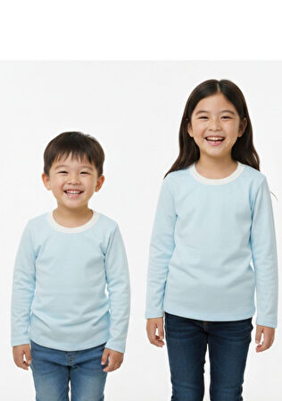 Kız/Erkek Çocuk Bluz 3 İplik Kışlık