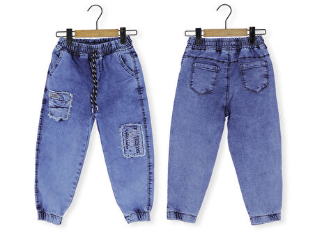 Erkek Çocuk Kot Pantolon Nakışlı