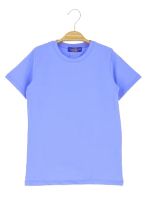 Unisex T-Shirt 3'lü Set Siyah , Beyaz ve Mavi Renk