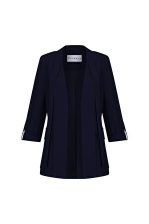 Kadın Apalet Detaylı Blazer Ceket FRN70703   