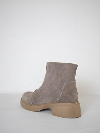 217451115-32 Zenne  Kadın Bot Vizon Deri Süet