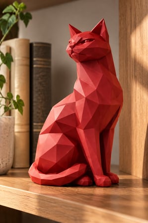 Asil Kedi Figürlü Dekoratif Biblo