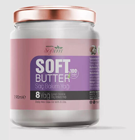 Softem Soft Butter Saç Bakım Yağı - 190 ml