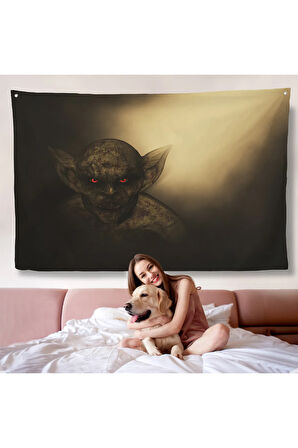 Halloween İbis Demon Duvar Örtüsü-7242