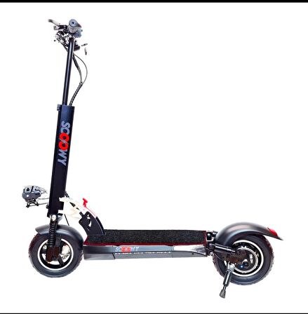 Elektrikli Scooter Aksesuar Paspas scoowy 500w + Pro Max 1600W İçin Kırmızı Nakış Kurt Armalı