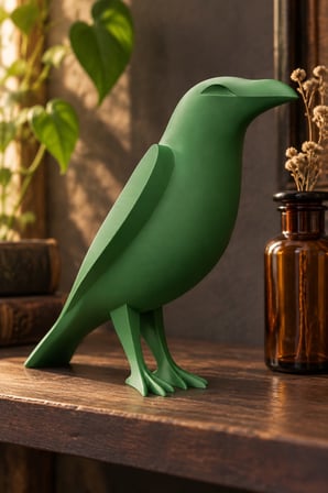 Karga Figürlü Dekoratif Biblo - 17cm