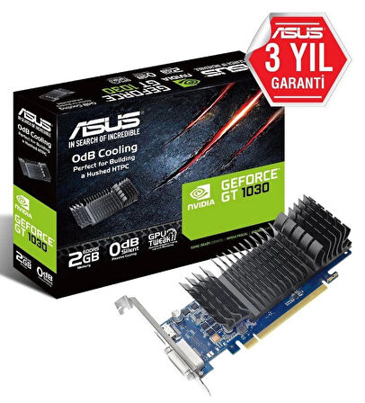 ONTECH - Asus Geforce Gt1030-sl-2g-brk 2gb Ddr5 64bıt 1xhdmı 1xdvı Ekran Kartı
