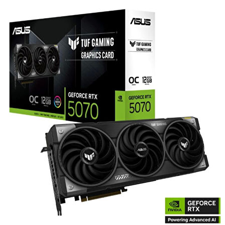 ONTECH - Asus Geforce Tuf-rtx5070-o12g-gamıng 12gb Gddr7 192bıt 2xhdmı 3xdp Ekran Kartı