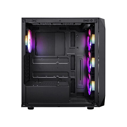ONTECH - 1st Player Arıya Ay7 Siyah 650w 80+ Argb 4x12cm Fan Temperli Cam Mesh Usb 3.0 Atx Kasa